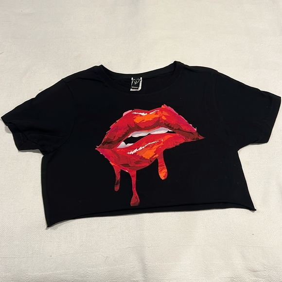 Windsor Tops - Windsor size medium Rolling Stones crop top